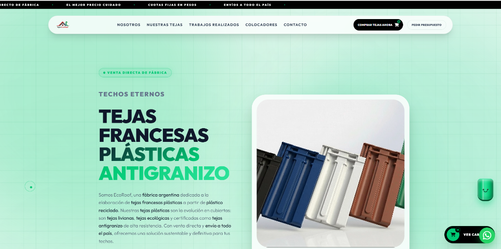 EcoRoof — Fábrica de Tejas Sustentables